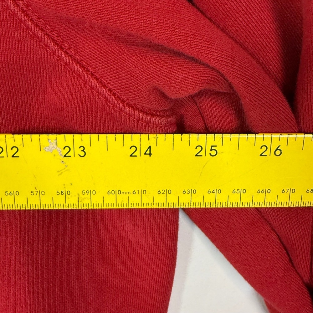 Lacoste Sweatshirt Mens XXL Red Heritage 1927 Graphic Tennis Preppy Old Money - Picture 7 of 8